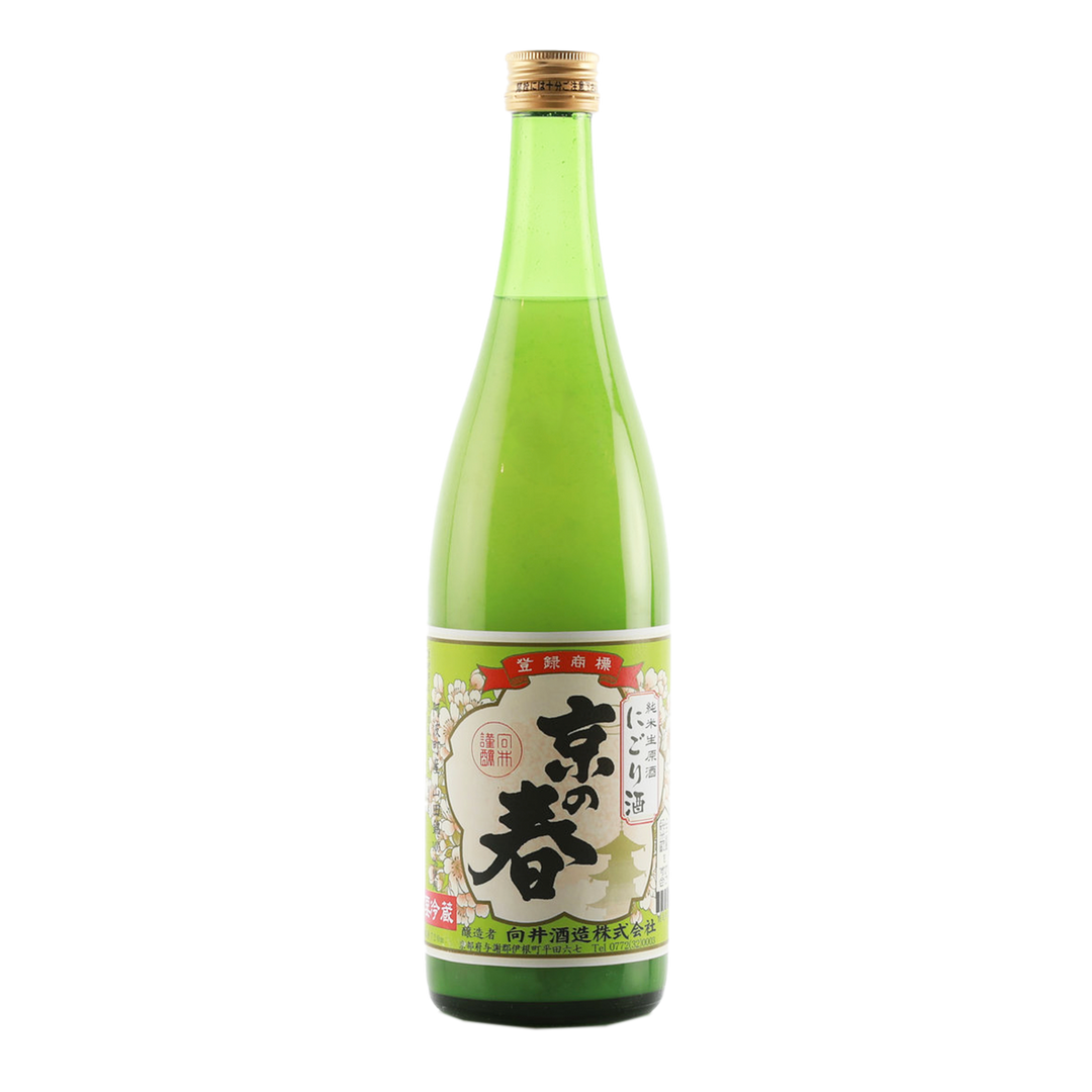 Mukai Shuzo Junmai Muroka Nama Genshu Nigori "Kyo no Haru" (6/2025 bottling)