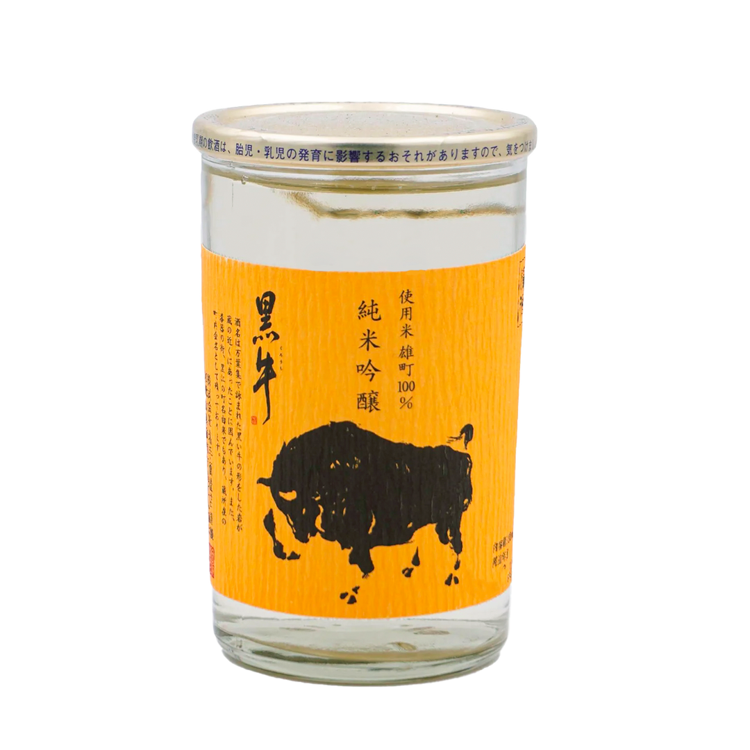Kuroushi Omachi Junmai Ginjo "Black Bull" Cup (180ml)