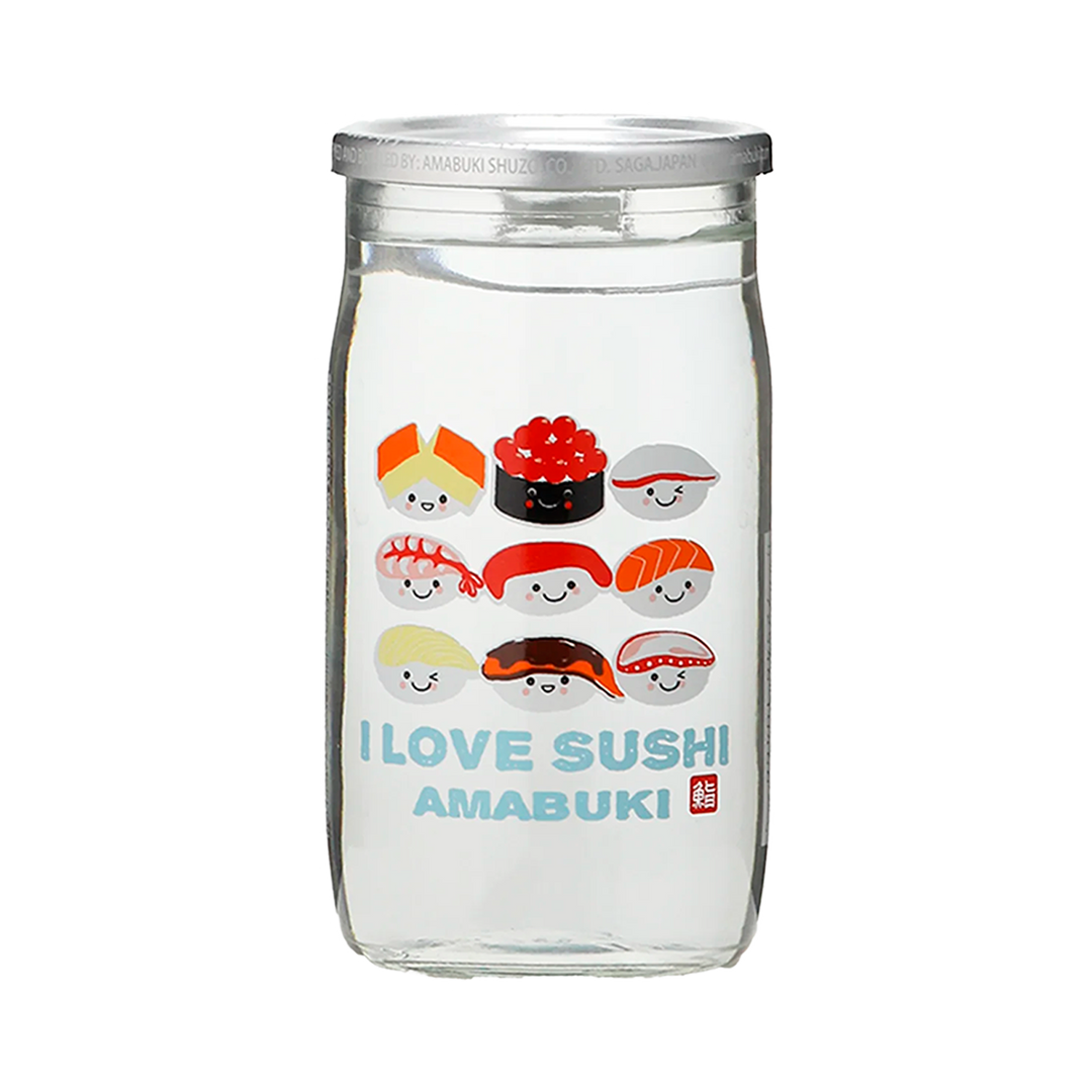 Amabuki Junmai Ginjo "I Love Sushi" Cup
