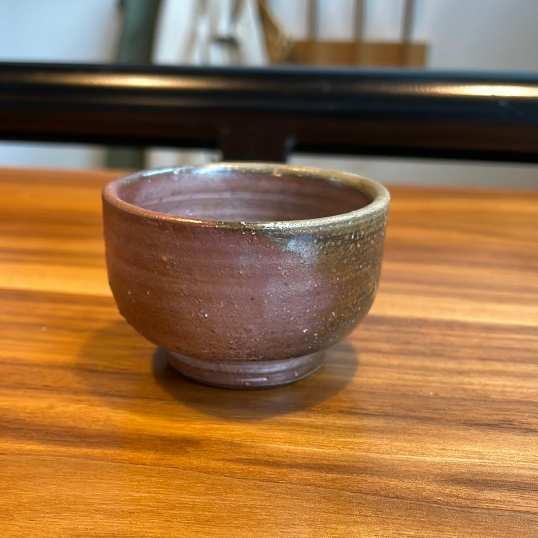 Bizen ware, anagama wood-fired ochoko, Japan vintage