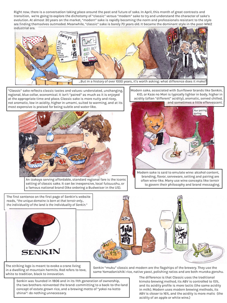 Modern vs. Classic Sake- p1