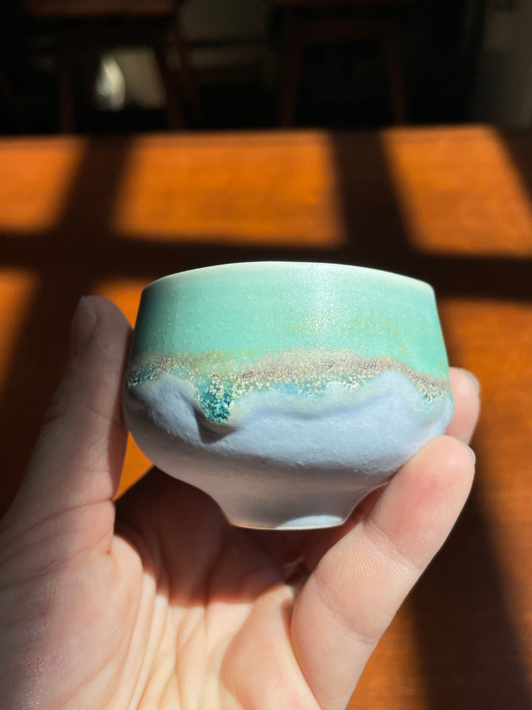 Benio Tomishima: Seafoam cup 1 (Smaller)