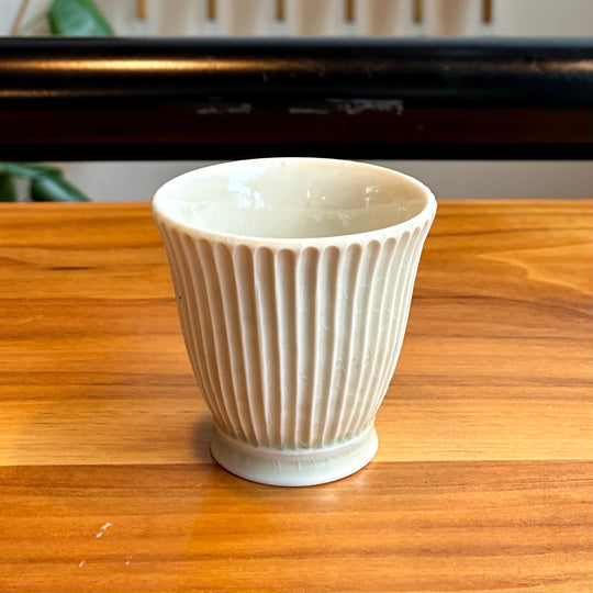 Natsuki Ogura: White Ceramic Cups (set of 2)