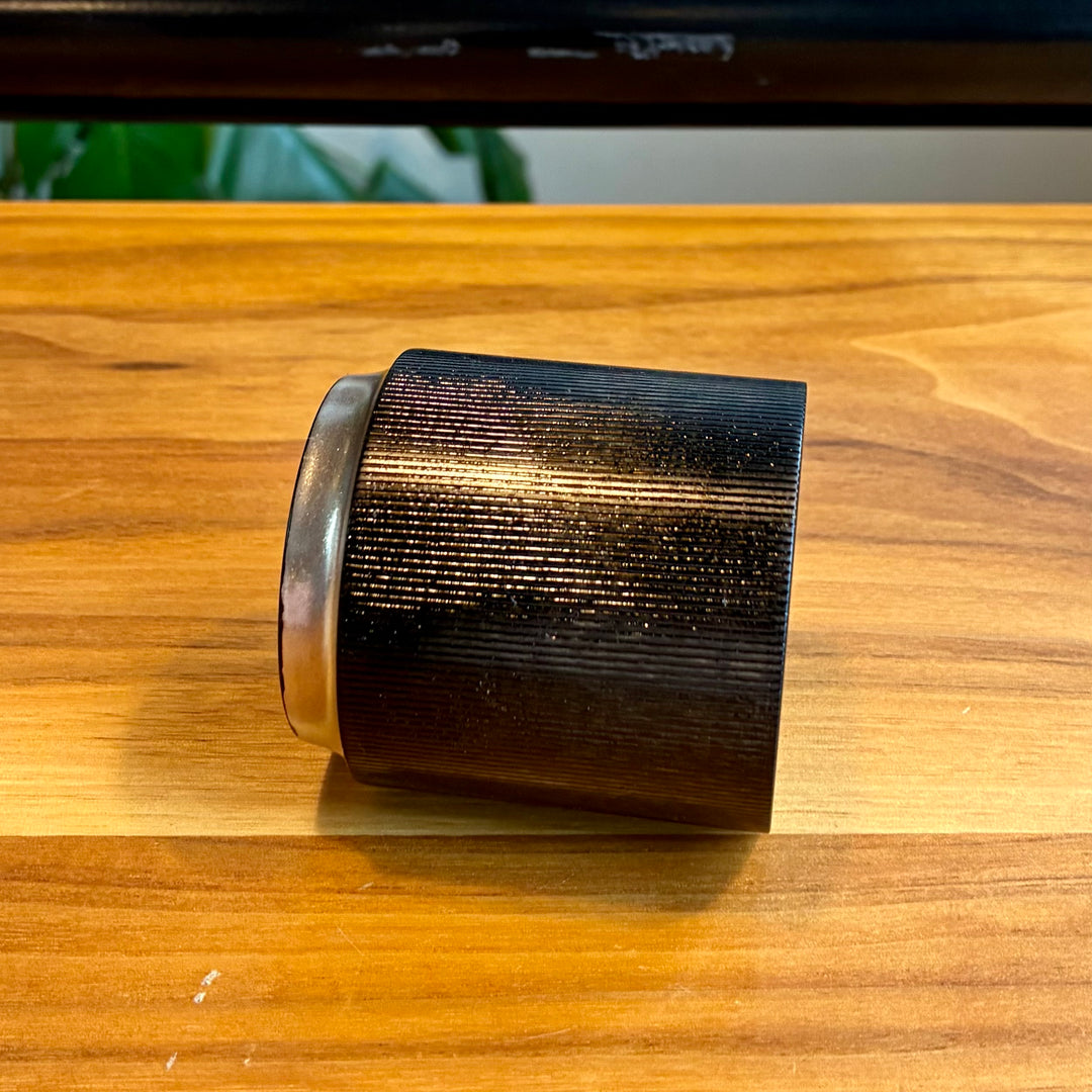 Tomohito Woodworks: Black Lacquer with Silver Trim