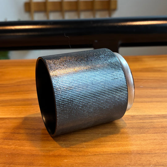 Tomohito Woodworks: Black Lacquer with Silver Trim