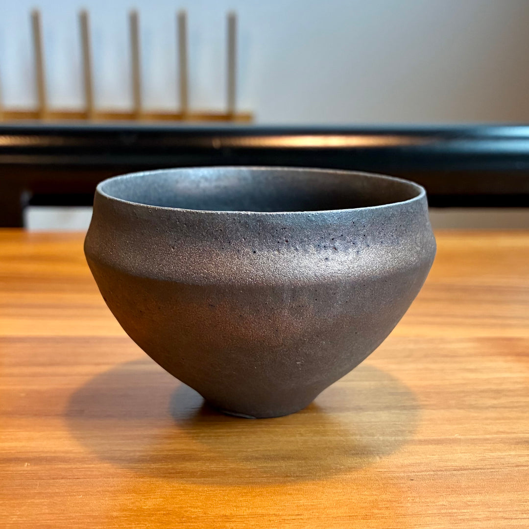 Yuta Tsukamoto- Beveled Black Cups + Katakuchi Set (3 pcs)