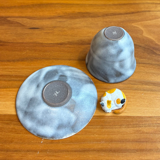 Ando Yukiko: Cup + Small Dish (set)