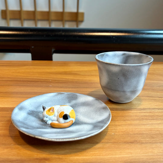 Ando Yukiko: Cup + Small Dish (set)