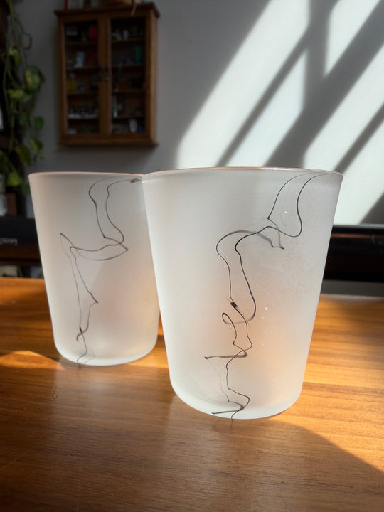Sato Nozomi Smoke Wisp Tall Glass