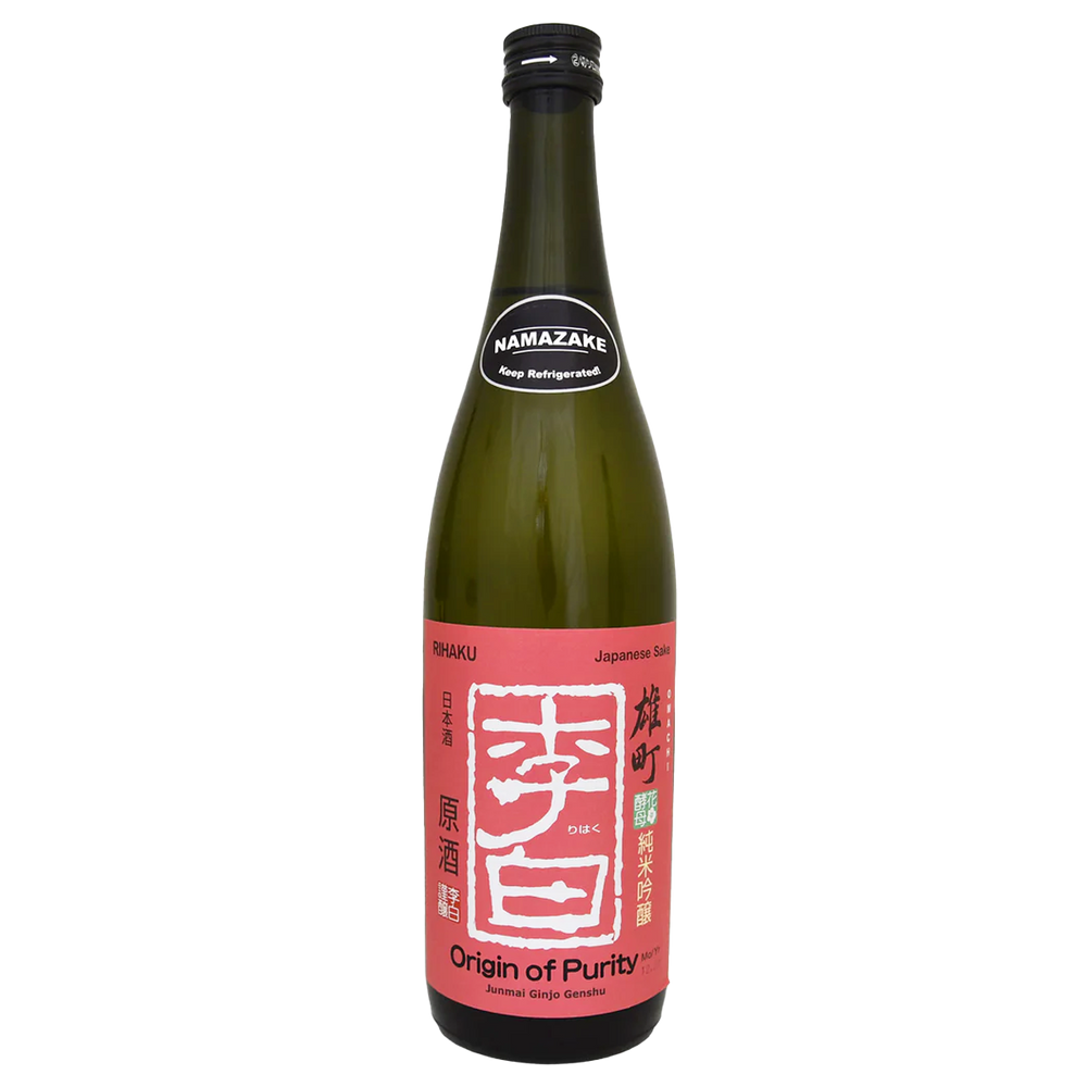 Rihaku Junmai Ginjo Nama Genshu "Origin of Purity"