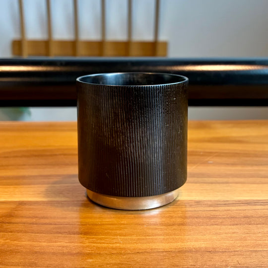 Tomohito Woodworks: Black Lacquer with Silver Trim