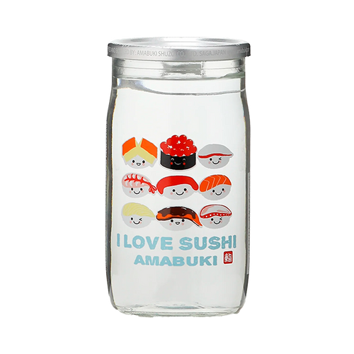 Amabuki Junmai Ginjo "I Love Sushi" Cup